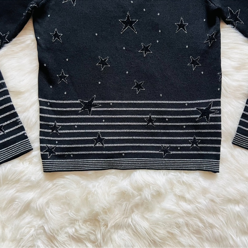 New! NAF NAF Star Cut Out Sweater - Picture 2 of 6